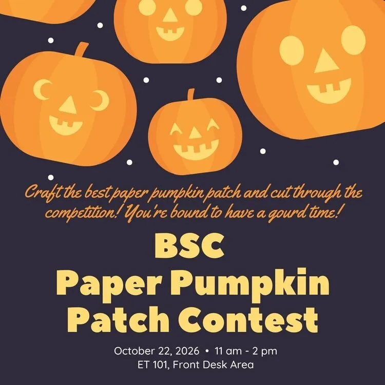 BSC Paper Pumpkin Patch Contest