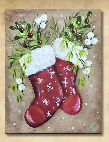 Sip & Paint Canvas Class at the Sycamore